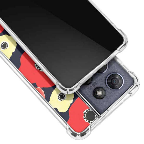 Bouffants and Broken Hearts Anemone Flower Moto G 5G (2025) Clear Case