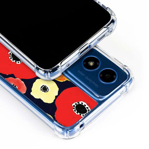 Bouffants and Broken Hearts Anemone Flower Moto G 5G (2024) Clear Case