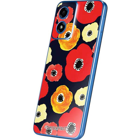 Bouffants and Broken Hearts Anemone Flower Moto G Play 4G (2024) Skin