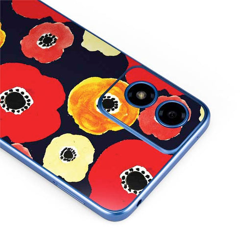 Bouffants and Broken Hearts Anemone Flower Moto G Play 4G (2024) Skin