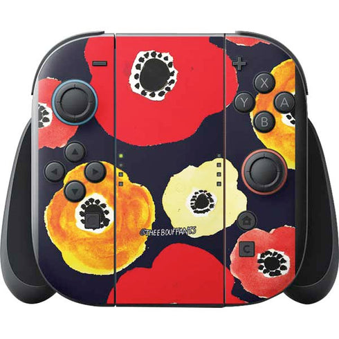 Bouffants and Broken Hearts Anemone Flower Nintendo Switch 2 (2025) with Joy-Con Skin