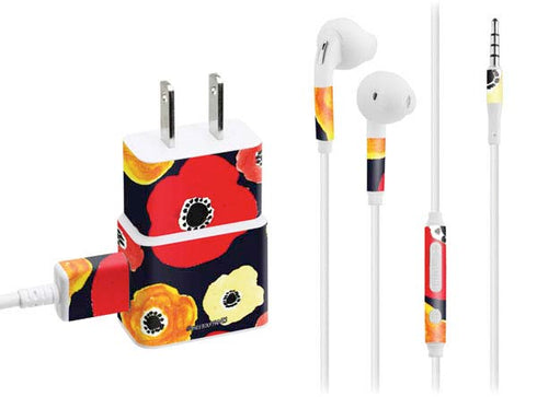 Bouffants and Broken Hearts Anemone Flower Phone Charger Skin
