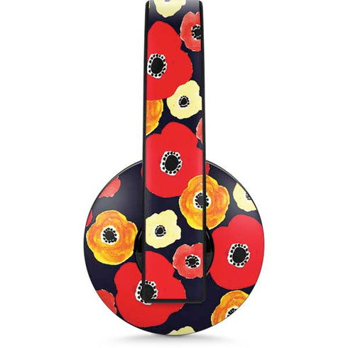 Bouffants and Broken Hearts Anemone Flower PlayStation 4 Gold Wireless Headset Skin
