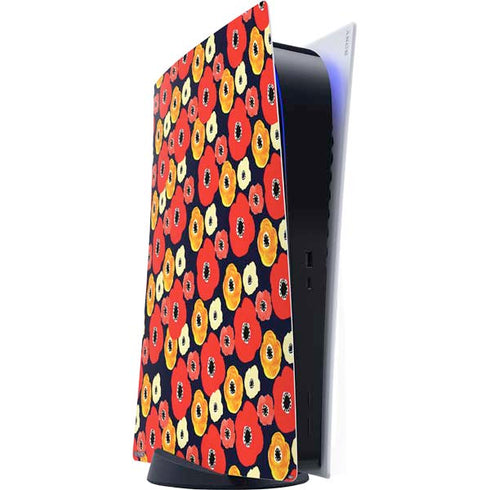Bouffants and Broken Hearts Anemone Flower PlayStation PS5 Skins