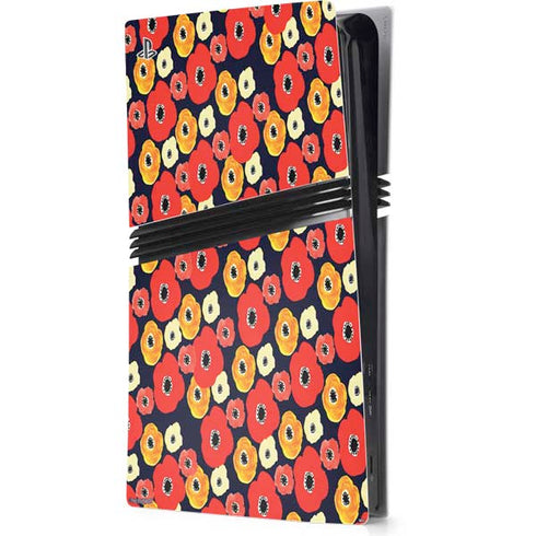 Bouffants and Broken Hearts Anemone Flower PS5 Pro Console Skin