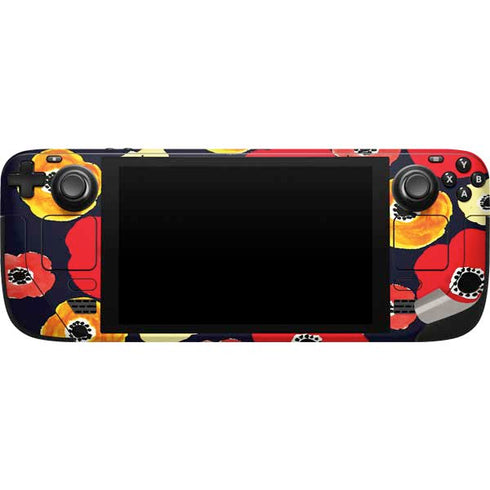Bouffants and Broken Hearts Anemone Flower Steam Deck Handheld Gaming Computer Skin