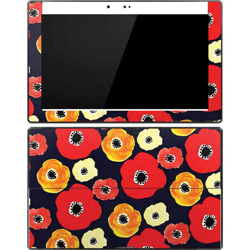Bouffants and Broken Hearts Anemone Flower Surface Pro Tablet Skin