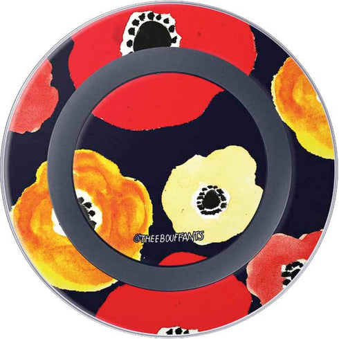 Bouffants and Broken Hearts Anemone Flower Wireless Charger Skin