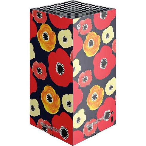 Bouffants and Broken Hearts Anemone Flower XBox Series X Digital Edition Console Skin