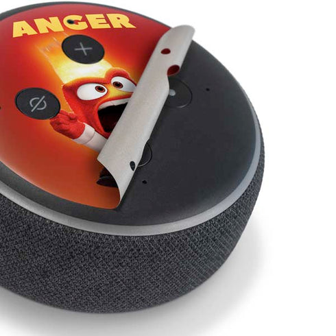 Disney Inside Out Anger Portrait Amazon Echo Dot Skin