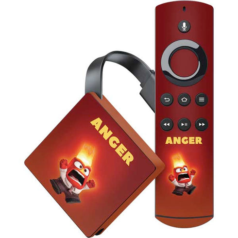 Disney Inside Out Anger Portrait Amazon Fire TV Skin