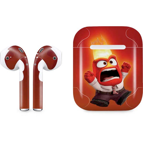 Disney Inside Out Anger Portrait Apple AirPods Skin