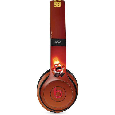 Disney Inside Out Anger Portrait Beats Solo 2 Wireless Skin