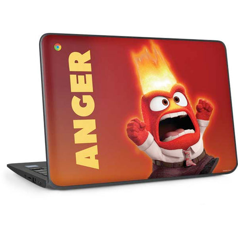 Disney Inside Out Anger Portrait HP Chromebook Skin