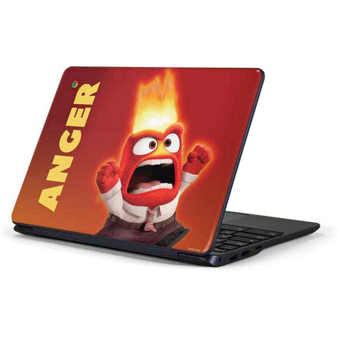 Disney Inside Out Anger Portrait Samsung Chromebook Skin