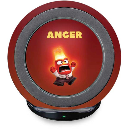 Disney Inside Out Anger Portrait Fast Charge Wireless Charging Stand Skin