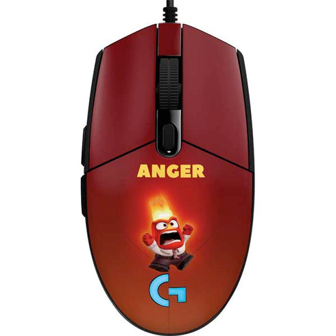 Disney Inside Out Anger Portrait G203 Prodigy RGB Wired Gaming Mouse Skin
