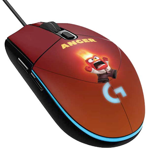 Disney Inside Out Anger Portrait G203 Prodigy RGB Wired Gaming Mouse Skin