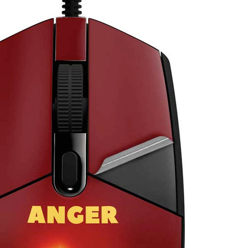 Disney Inside Out Anger Portrait G203 Prodigy RGB Wired Gaming Mouse Skin