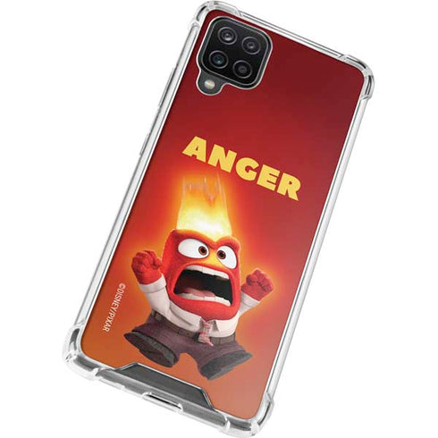 Disney Inside Out Anger Portrait Galaxy A12 Clear Case