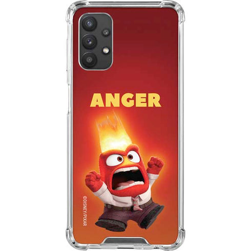 Disney Inside Out Anger Portrait Galaxy A32 5G Clear Case