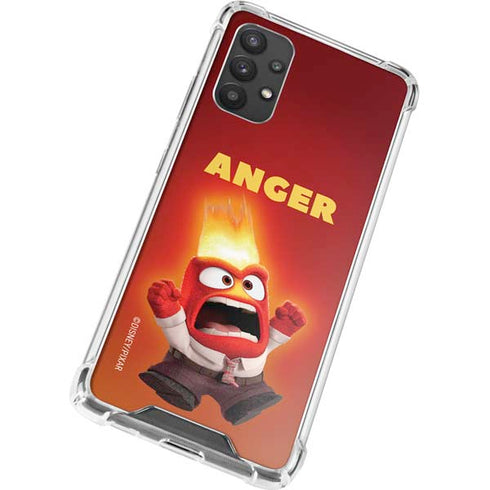 Disney Inside Out Anger Portrait Galaxy A32 5G Clear Case