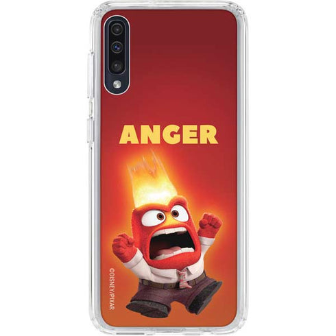 Disney Inside Out Anger Portrait Galaxy A50 Clear Case