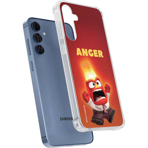Disney Inside Out Anger Portrait Galaxy A55 5G Clear Case