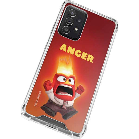 Disney Inside Out Anger Portrait Galaxy A72 5G Clear Case