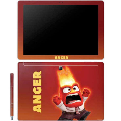 Disney Inside Out Anger Portrait Galaxy Book 12in Skin