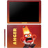 Disney Inside Out Anger Portrait Galaxy Book 12in Skin