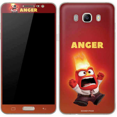 Disney Inside Out Anger Portrait Galaxy J7 Skin