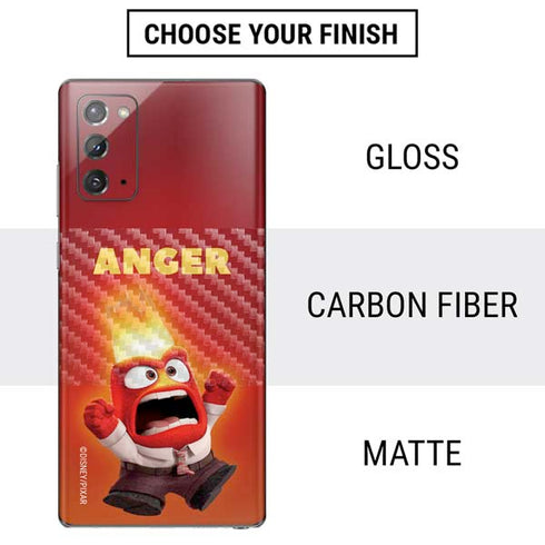 Disney Inside Out Anger Portrait Galaxy Note20 5G Skin