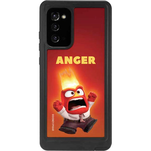 Disney Inside Out Anger Portrait Galaxy Note20 5G Waterproof Case