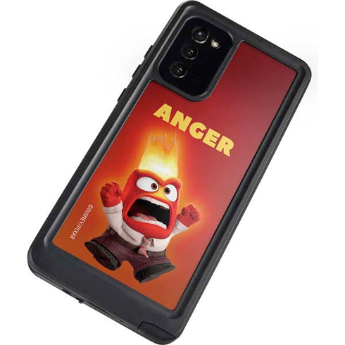 Disney Inside Out Anger Portrait Galaxy Note20 5G Waterproof Case