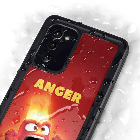 Disney Inside Out Anger Portrait Galaxy Note20 5G Waterproof Case