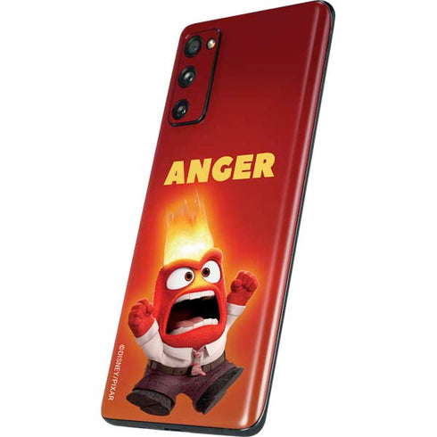 Disney Inside Out Anger Portrait Galaxy S20 Fan Edition Skin