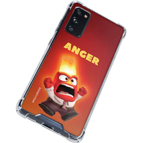 Disney Inside Out Anger Portrait Galaxy S20 FE Clear Case