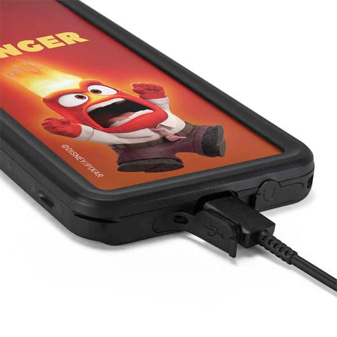 Disney Inside Out Anger Portrait Galaxy S20 Plus Waterproof Case