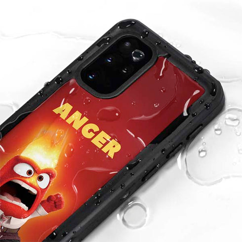 Disney Inside Out Anger Portrait Galaxy S20 Plus Waterproof Case