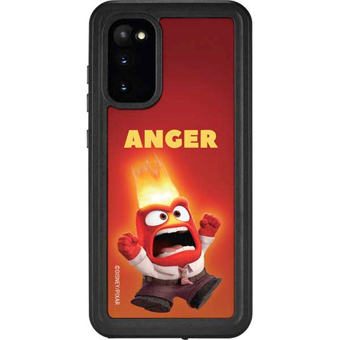 Disney Inside Out Anger Portrait Galaxy S20 Waterproof Case