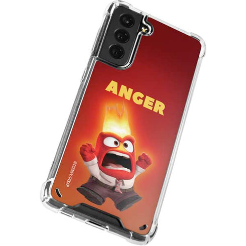 Disney Inside Out Anger Portrait Galaxy S21 Plus 5G Clear Case