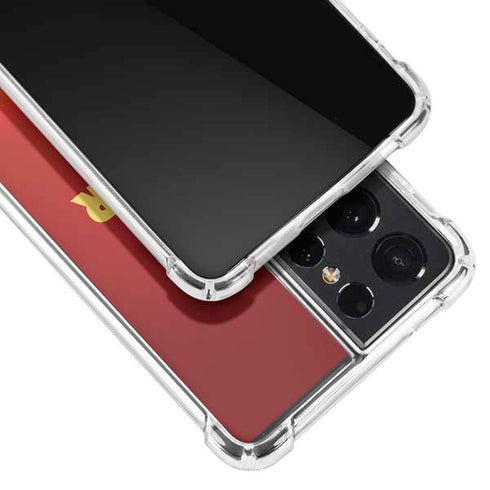 Disney Inside Out Anger Portrait Galaxy S21 Ultra 5G Clear Case