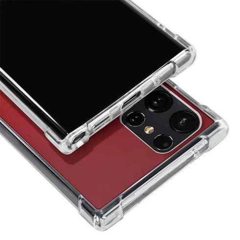 Disney Inside Out Anger Portrait Galaxy S22 Ultra Clear Case