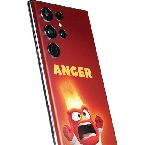 Disney Inside Out Anger Portrait Galaxy S22 Ultra Skin