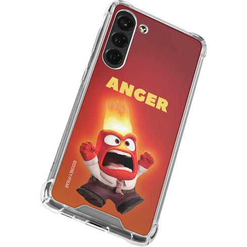 Disney Inside Out Anger Portrait Galaxy S23 FE Clear Case