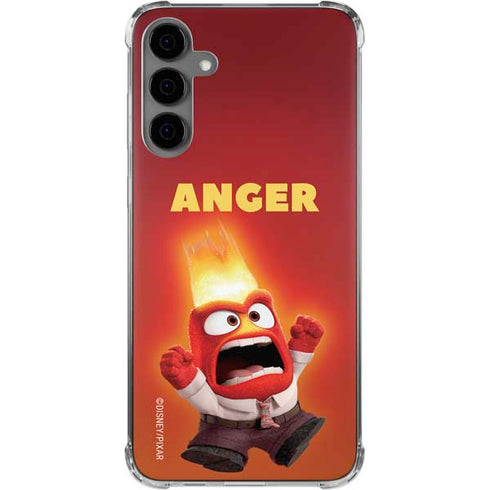 Disney Inside Out Anger Portrait Galaxy S24 Plus Clear Case