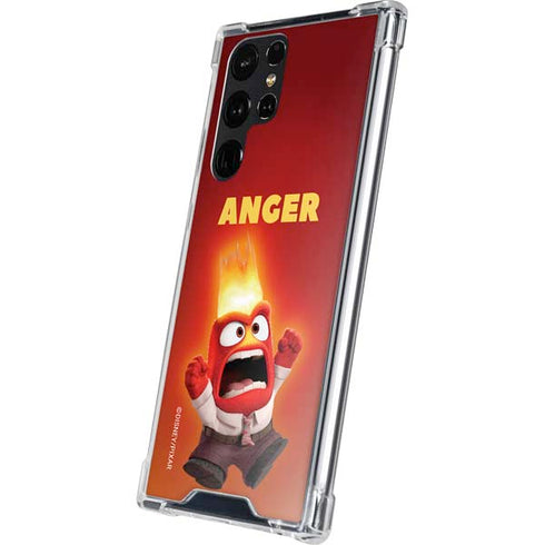 Disney Inside Out Anger Portrait Galaxy S24 Ultra Clear Case