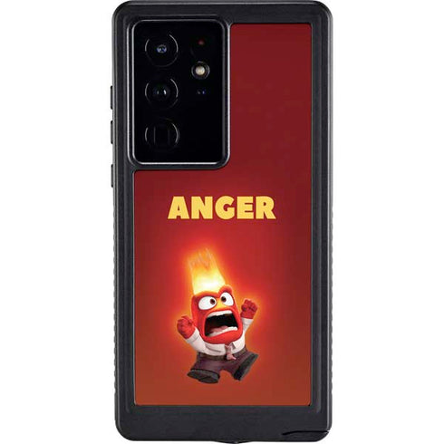 Disney Inside Out Anger Portrait Galaxy S24 Ultra Waterproof Case