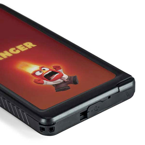 Disney Inside Out Anger Portrait Galaxy S24 Ultra Waterproof Case